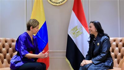 وزيرة التضامن الاجتماعي تستقبل السيدة الأولى لجمهورية كولومبيا