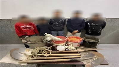 ضبط 5 أشخاص أثناء التنقيب عن الآثار في الزيتون بالقاهرة