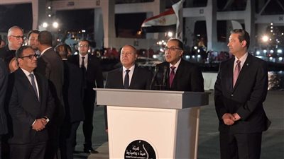 مدبولي: انطلاق خط الرورو المصري الإيطالي يدعم الصادرات ويعزز ريادة مصر في التجارة الدولية