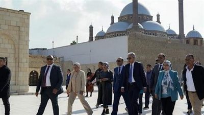 وزير السياحة والآثار يتفقد مستجدات مشروع تطوير الخدمات بقلعة صلاح الدين الأيوبي
