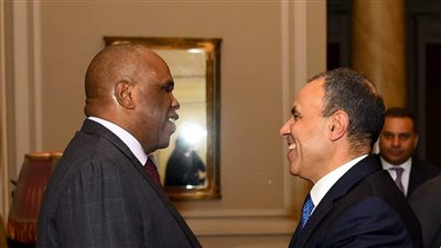 وزير الخارجية يستقبل رئيس البنك الأفريقي للتصدير والاستيراد