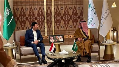 وزير الرياضة يلتقي نظيره السعودي