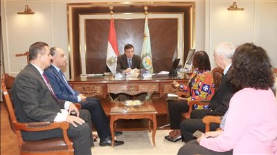 وزير الزراعة يبحث مع اللجنة الاقتصادية الأفريقية بالأمم المتحدة مبادرات دعم المرأة الريفية 