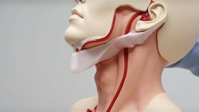 جراحة مبتكرة لإعادة بناء الرأس والعنق باستخدام السدائل المرفقة