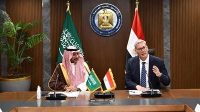 كريم بدوي يستقبل وزير الصناعة والثروة المعدنية السعودي