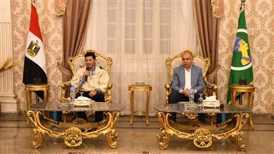 وزير الرياضة يلتقي أعضاء مجلسي النواب والشيوخ بالمنيا