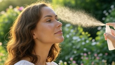 بخاخ الوجه Face Mist : السر السحري لتثبيت المكياج، ترطيب البشرة، وحمايتها طوال اليوم 