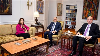 وزير الخارجية يستقبل المرشحة المصرية لمنصب نائب رئيس مفوضية الاتحاد الأفريقي