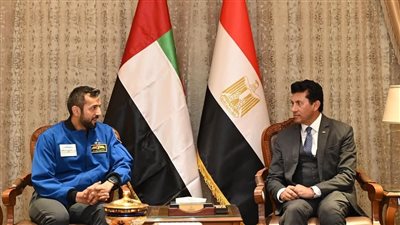 وزير الرياضة يستقبل وزير الدولة لشئون الشباب الإماراتي لتعزيز التعاون المشترك بمجال الشباب