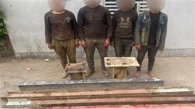 القبض على تشكيل عصابي سرق مهمات الطرق والكباري في الجيزة