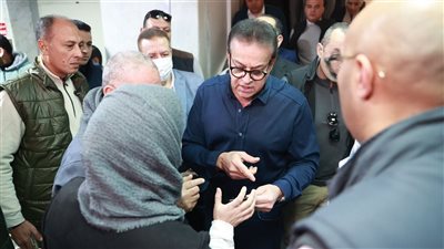  وزير الصحة يوجه برفع الطاقة الاستيعابية لقسم الرعاية بمستشفى جراحات اليوم الواحد بأشمون