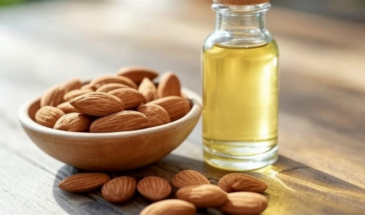 زيت اللوز يعزز نمو