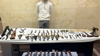 ضبط شخص يدير ورشة تصنيع الأسلحة بدون ترخيص في دمنهور