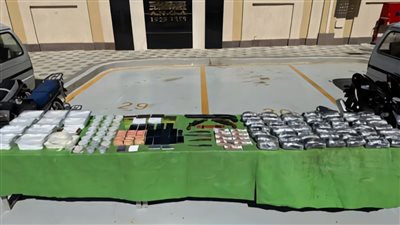 الأجهزة الأمنية تضبط 10 عناصر شديدة الخطورة بحوزتهم مخدرات وأسلحة بالقليوبية