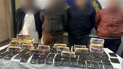 الأمن يضبط 22 كيلو حشيش مع 4 متهمين في القاهرة