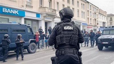 احتجاز رهائن داخل بنك في فرنسا واستنفار أمني مكثف لاحتواء الأزمة