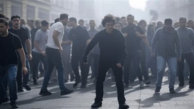 الفزع يعم احتجاجات بلغراد بعد صوت مجهول المصدر