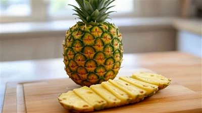 أفضل طرق تقطيع الأناناس بسهولة، وكيفية تخزينه واستخدامه في العصائر والأطباق المختلفة، مع كشف أهم الفوائد الصحية التي تجعله فاكهة لا غنى عنها في نظامك الغذائي