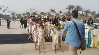 المتحف المصري الكبير يحتفل بعيد الفطر بعرض فني تراثي يعكس عظمة الحضارة المصرية القديمة