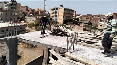 إزالة بناء مخالف بقرية المرابعين محافظة كفر الشيخ ضمن خطة موسعة للتصدي للتعديات على أملاك الدولة والأراضي الزراعية