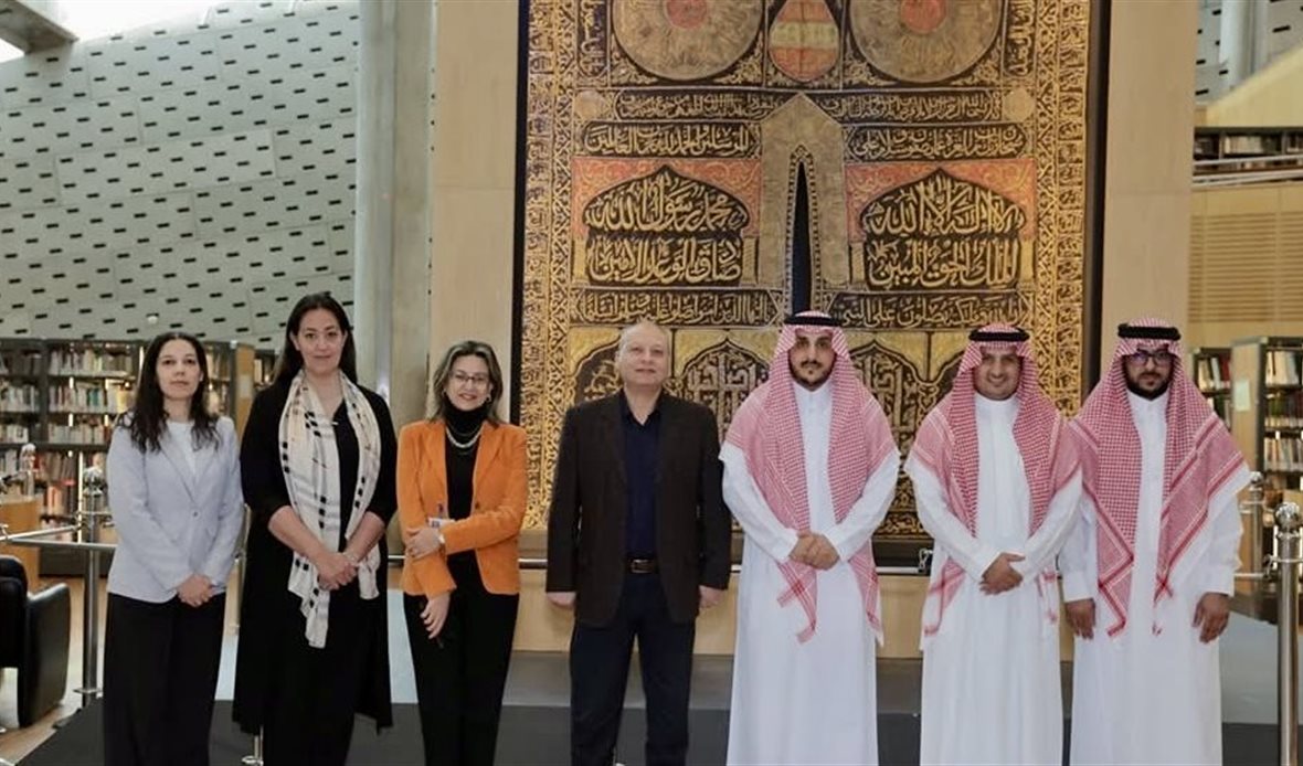 استقبال الوفد السعودي