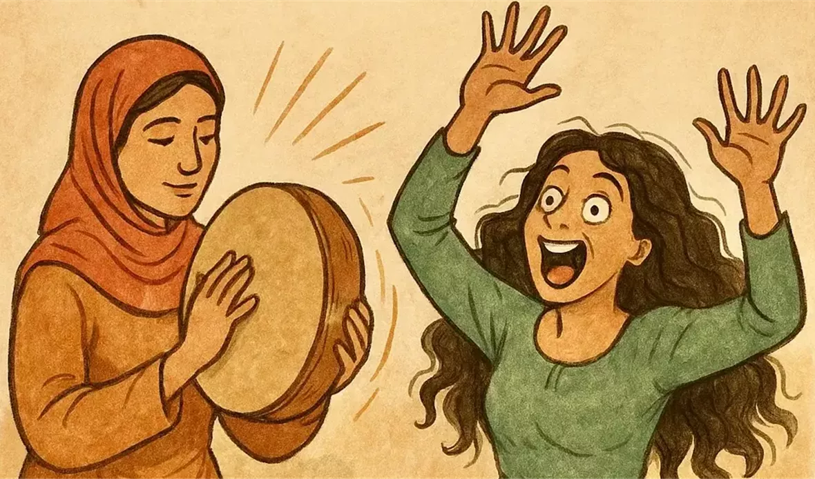 دقت الطبلة وبانت