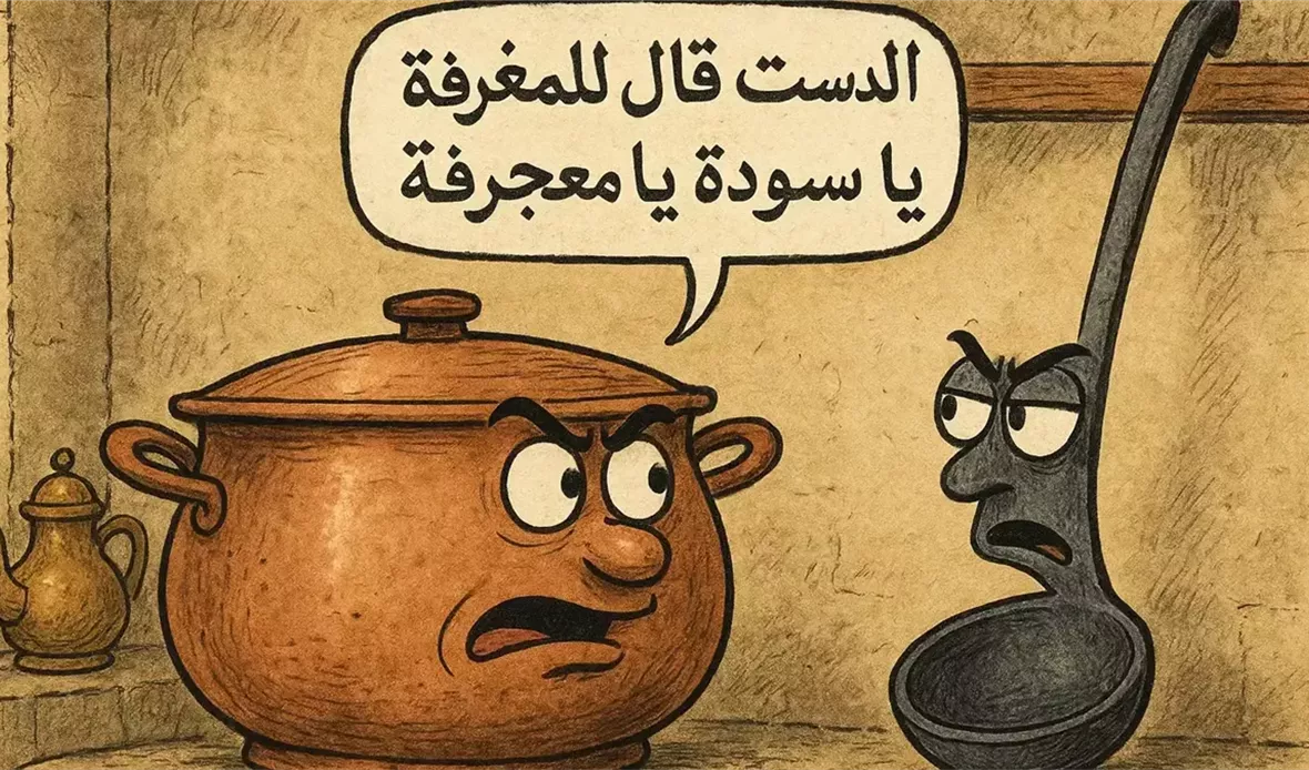 المثل الشعبي الدست