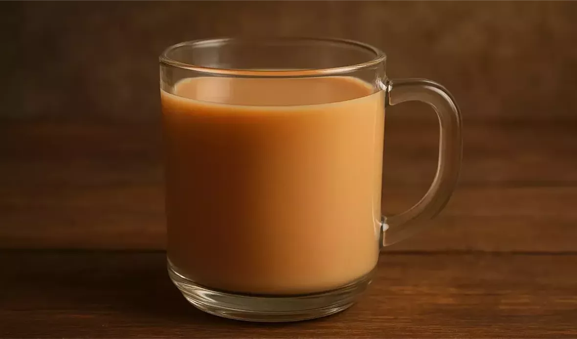 شاي بحليب