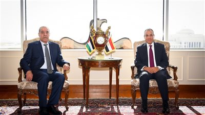 وزير الخارجية والهجرة يستقبل نائب رئيس منظمة التحرير الفلسطينية ويؤكد استمرار جهود مصر لاستئناف وقف إطلاق النار وإعادة إعمار غزة
