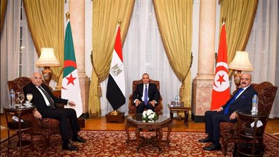 وزير الخارجية المصري يستضيف اجتماع الآلية الثلاثية مع الجزائر وتونس لبحث سبل حل الأزمة الليبية وتعزيز التنسيق المشترك بين دول الجوار