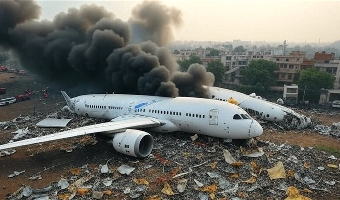 تحطم طائرة إير إنديا