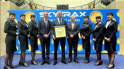 مصر للطيران تُتوج بجائزة أفضل شركة طيران في أفريقيا لعام 2025 من Skytrax