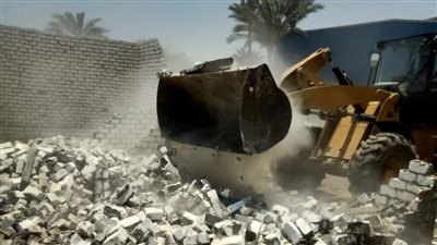 حملة موسّعة لإزالة التعديات في الجيزة: إزالة 19 حالة بناء مخالف لحماية الأراضي