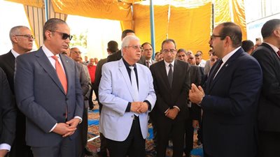 وزير التعليم العالي يضع حجر الأساس لأول مركز حكومي لعلاج الأورام في الفيوم بتكلفة نصف مليار جنيه لتطوير خدمات الرعاية الصحية الجامعية