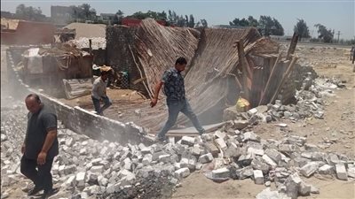 حملة إزالة التعديات تُواصل ضرباتها بالقنطرة غرب: استرداد أراضي الدولة والزراعة في الموجة 26