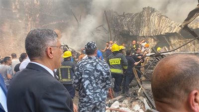 تفاصيل حريق مخزن دهانات البراجيل.. 15 سيارة إطفاء وفرق أمنية وإخلاء عاجل للعقارات المجاورة
