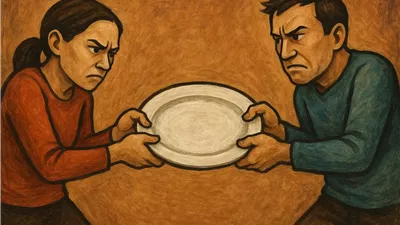 بعض الشراكات تُفقد الإنسان راحته، وهذا ما يُجسده مثل 