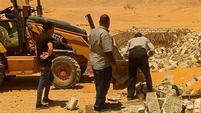 إزالة التعديات على أراضي الدولة بتوجيهات محافظ سوهاج