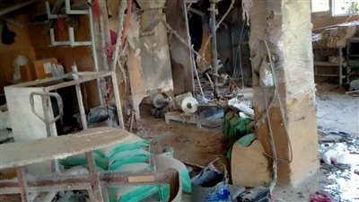 إزالة آثار انفجار مصنع الطيب بالدقهلية ومتابعة المصابين