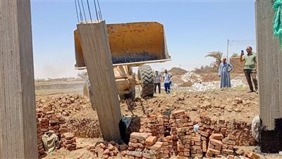 إزالة 262 مخالفة تعدٍّ على الأراضي الزراعية ومخالفات بناء بالأقصر