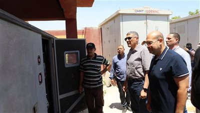 تشغيل ثلاث محطات صرف صحي جديدة بمركز الصف بالجيزة