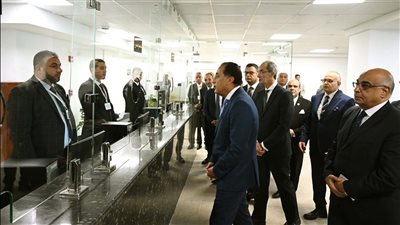 مدبولي يفتتح مجمع الشهر العقاري بالعلمين ويطلق منظومة الربط الرقمي