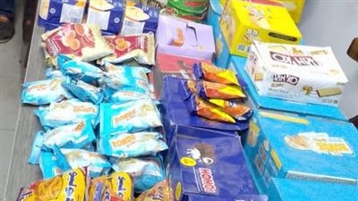 ضبط سلع فاسدة وسجائر مجهولة في بني سويف
