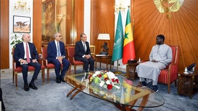 وزير الخارجية يسلم رسالة من الرئيس السيسي إلى نظيره السنغالي