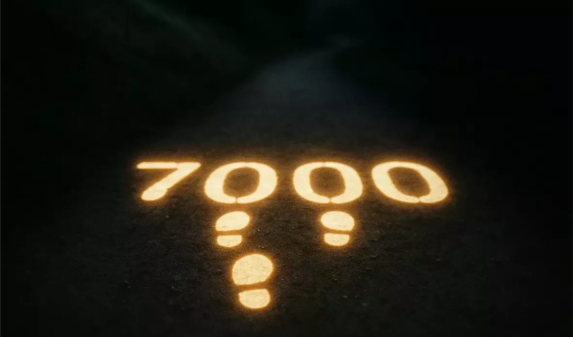 7000 خطوة في اليوم