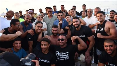 2000 لاعب يشاركون في بطولة سترونج مان بالعلمين