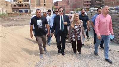محافظ المنوفية يتابع إنشاء مجمع مدارس بتكلفة 60 مليون