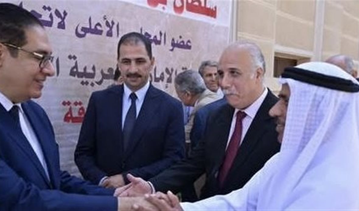 دعم الشيخ سلطان القاسمي