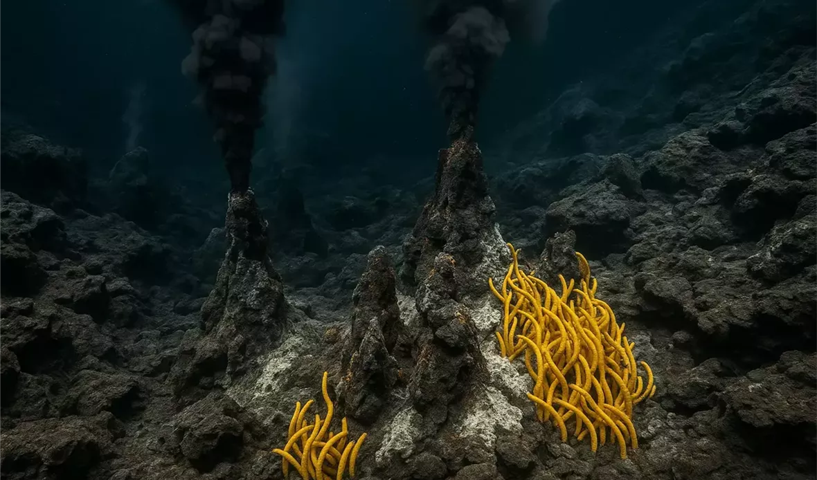 كيف تنجو Paralvinella