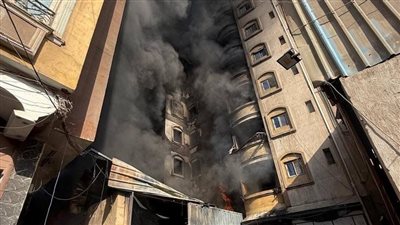 الحماية المدنية تسيطر على حريق ضخم في بولاق أبو العلا